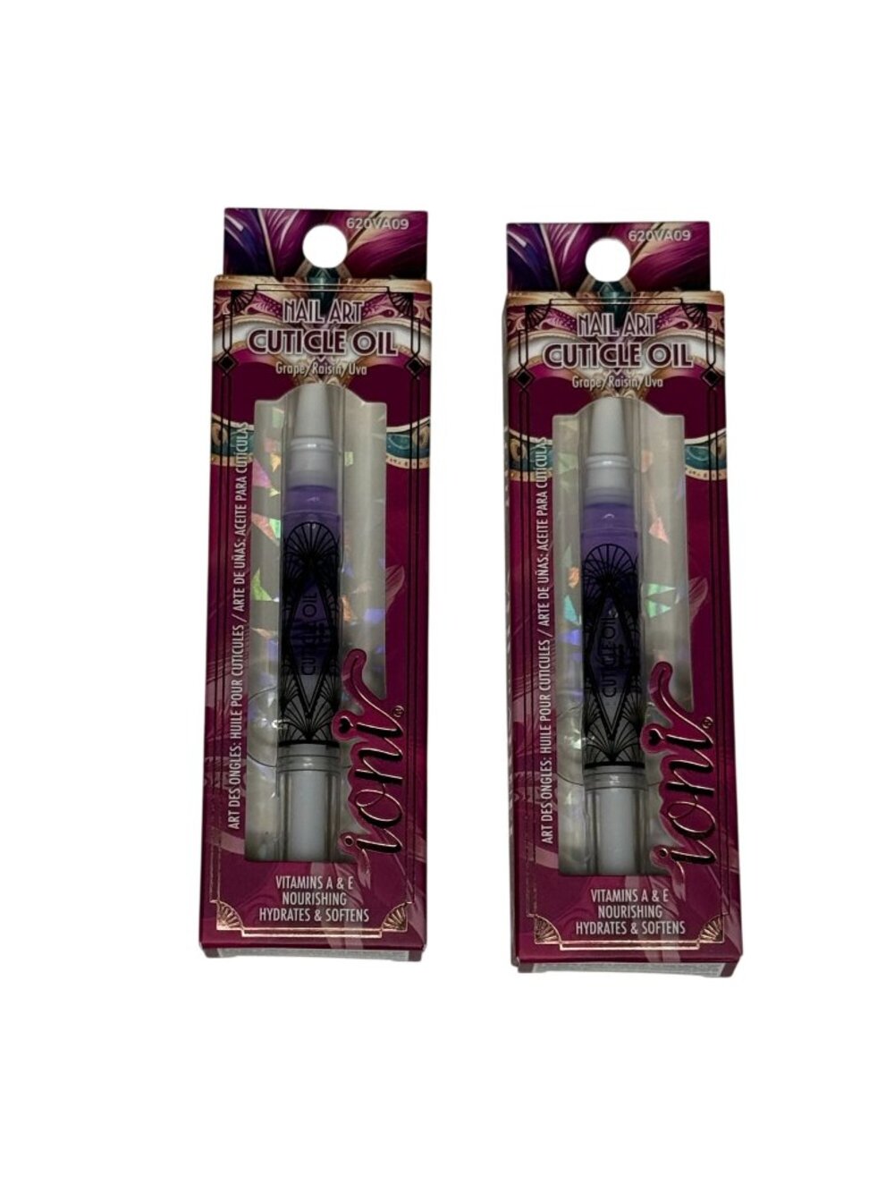 Ioni Cuticle Oil Pen 2 Pack Nail Treatment Hydrating Vitamin E New